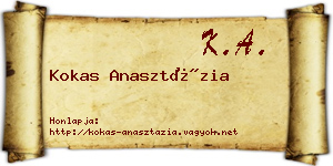 Kokas Anasztázia névjegykártya